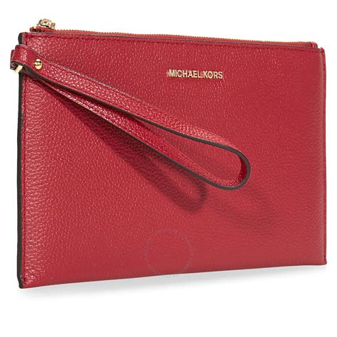 michael kors clutch rot|michael kors wristlet outlet.